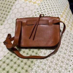 NWT Madewell Brown Leather Crossbody Bag